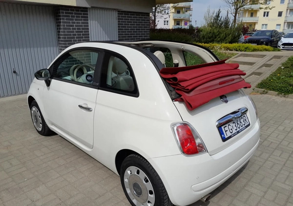 Fiat 500 cena 19900 przebieg: 165730, rok produkcji 2010 z Tykocin małe 352